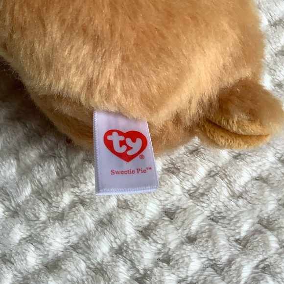 Ty Sweetie Pie Beanie Baby Plush Bunny Rabbit 2015 Stuffed Animal Retired Toy - Picture 7 of 9